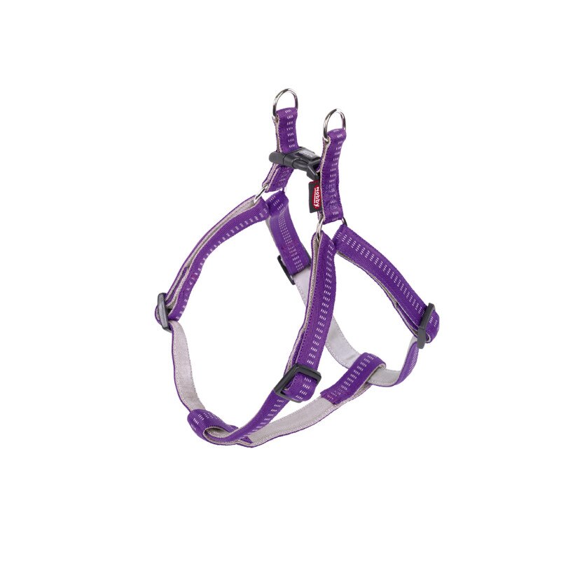 Ham pentru caini Nobby Soft Grip, Ajustabil, 30 - 40 cm / 10 mm, Violet
