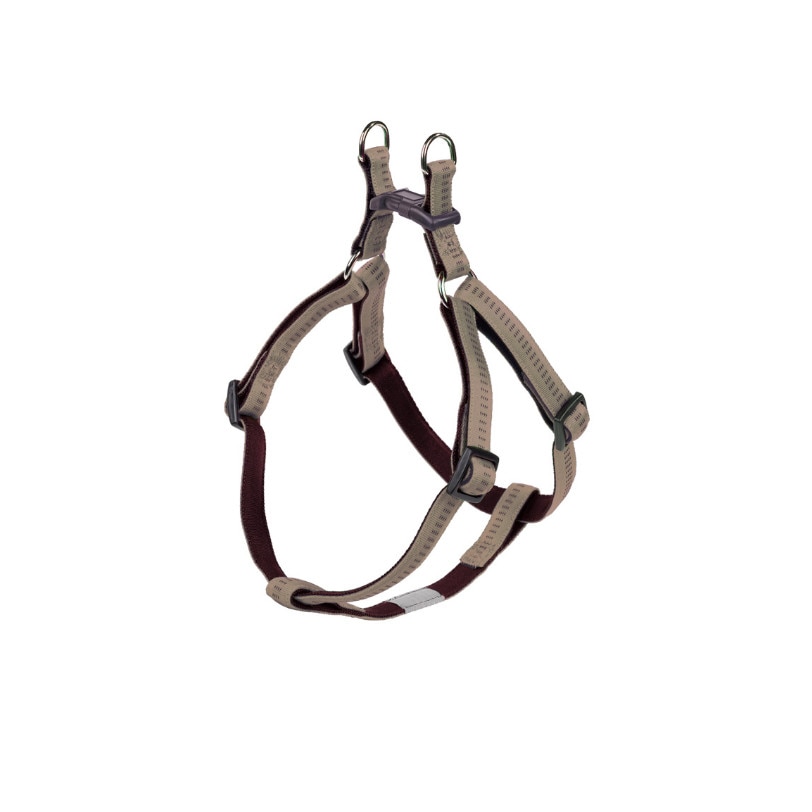 Ham pentru caini Nobby Soft Grip, Ajustabil, 40 - 56 cm / 15 mm, Bej