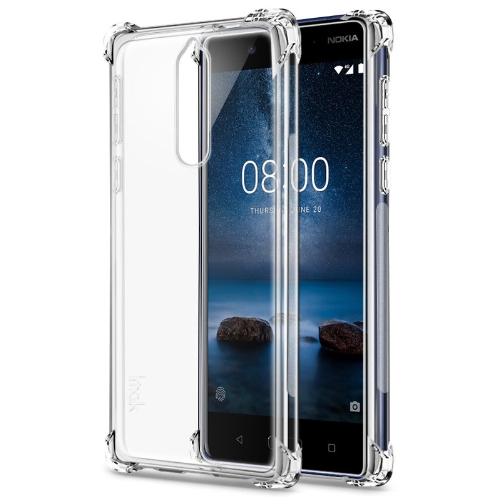 Husa Tpu Protectie Silicon Antisoc Nokia 8, Transparent