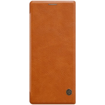 Husa tip carte Nillkin Qin pentru Sony Xperia 10, maro Husa tip carte Nillkin Qin pentru Sony Xperia 10, maro