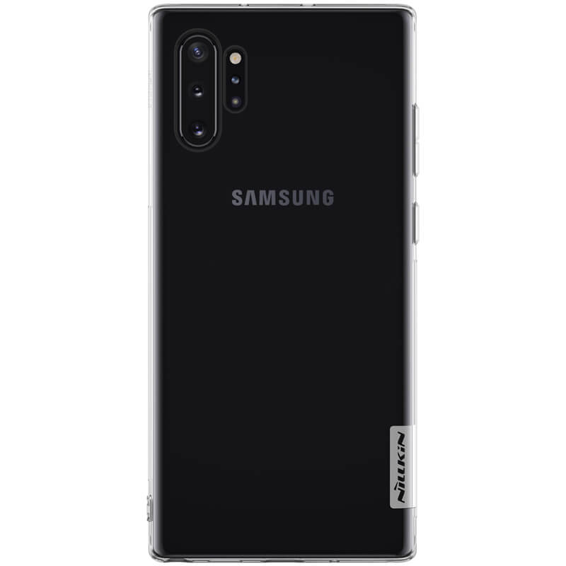 Husa din silicon Nillkin pentru Samsung Note 10 Plus, alb transparent