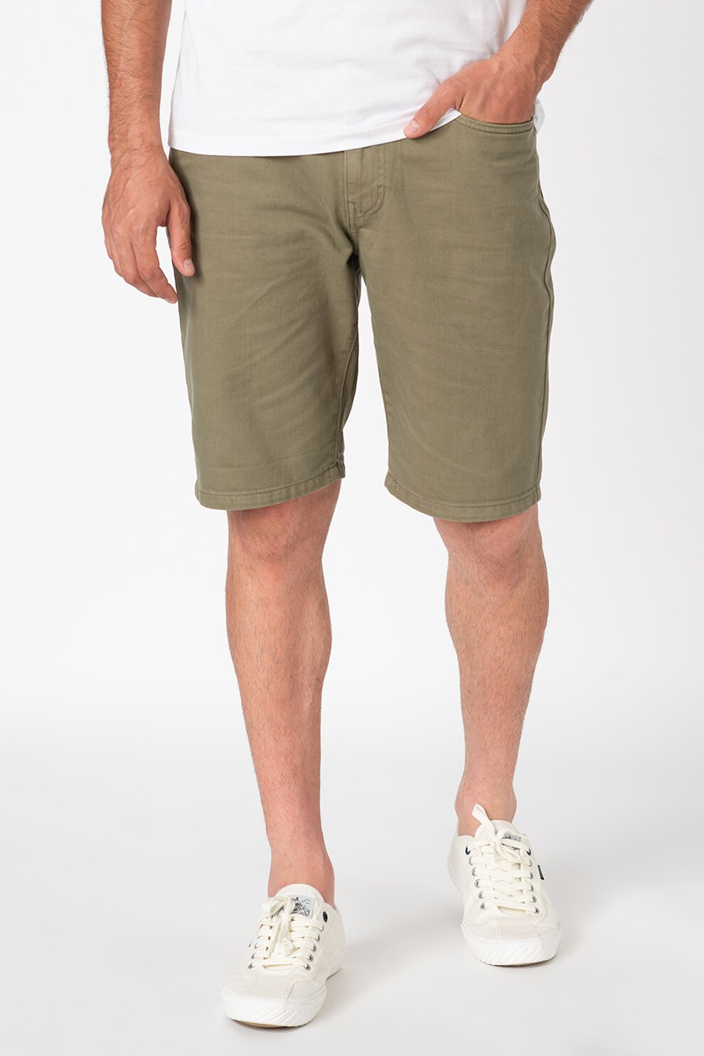Big Star, Bermude de denim Aden, Verde militar