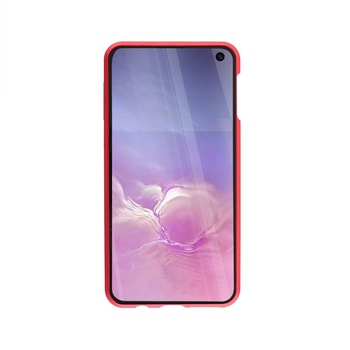 Husa magnetica 360° pentru Samsung S10e, Fashion Case, Aluminiu/Sticla, Rosu Husa magnetica 360° pentru Samsung S10e, Fashion Case, Aluminiu/Sticla, Rosu