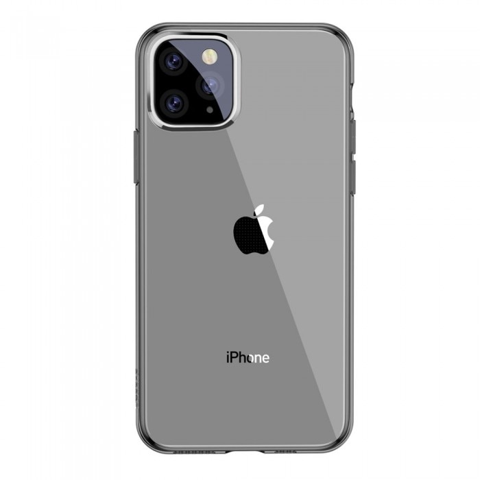 Husa Baseus Simple Series, iPhone 11 Pro Max, Negru Transparent