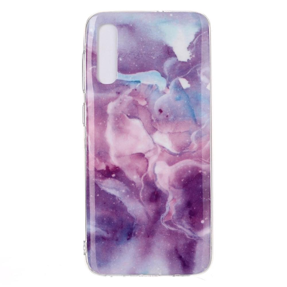 Husa Samsung Galaxy A50 model Marble Celestial, Antisoc, Viceversa Roz/Mov