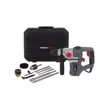 Masina de gaurit cu percutie, POWERPLUS, accesorii, 900 w Masina de gaurit cu percutie, POWERPLUS, accesorii, 900 w