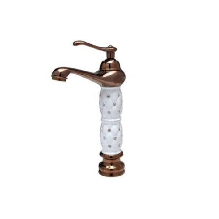 Батерия за умивалник, рок, розово злато TRENDY S