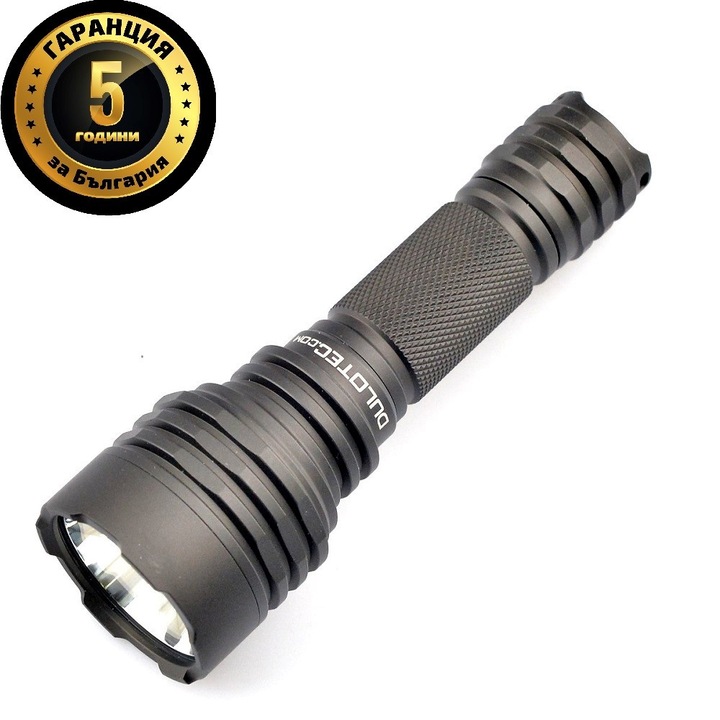 Lantern Convoy C8+ Green dióda, 900 méter, akkumulátorral és töltővel