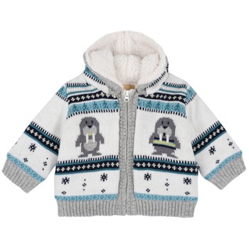 Cardigan Chicco Copii Captusit cu Blanita Foca, Marimea 56 Cardigan Chicco Copii Captusit cu Blanita Foca, Marimea 56