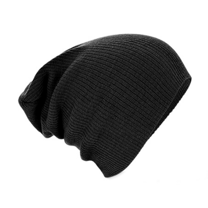 Caciula tip beanie Beechfield unisex, negru
