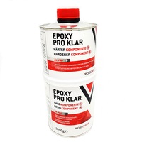 Rasina epoxidica transparenta - Epoxy Pro Klar, Vosschemie, ambalare kit 1.05 kg ( baza + intaritor), speciala pentru turnare