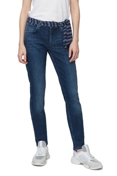Marc O'Polo, Blugi slim fit cu talie medie Lulea, Albastru, W25-L32 Marc O'Polo, Blugi slim fit cu talie medie Lulea, Albastru, W25-L32