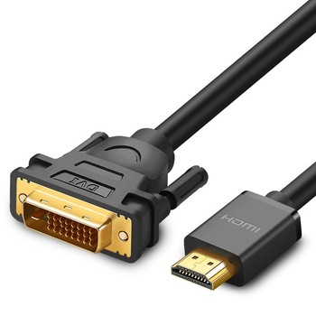Cablu HDMI - DVI UGREEN 4K 2m Negru Cablu HDMI - DVI UGREEN 4K 2m Negru