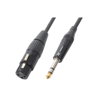 Cablu convertor XLR mama - Jack 6.3mm stereo tata 1.5m Power Dynamics Cablu convertor XLR mama - Jack 6.3mm stereo tata 1.5m Power Dynamics