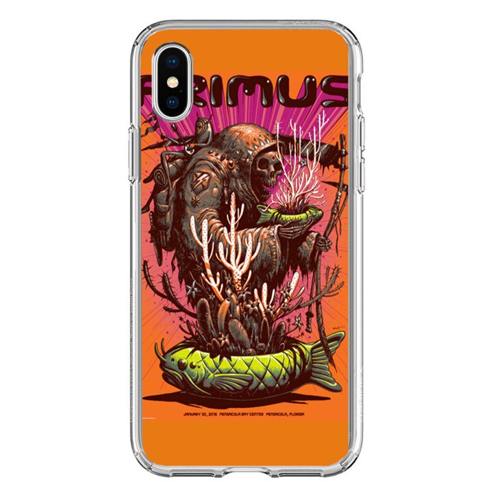 Husa silicon portocalie iPhone X Primus