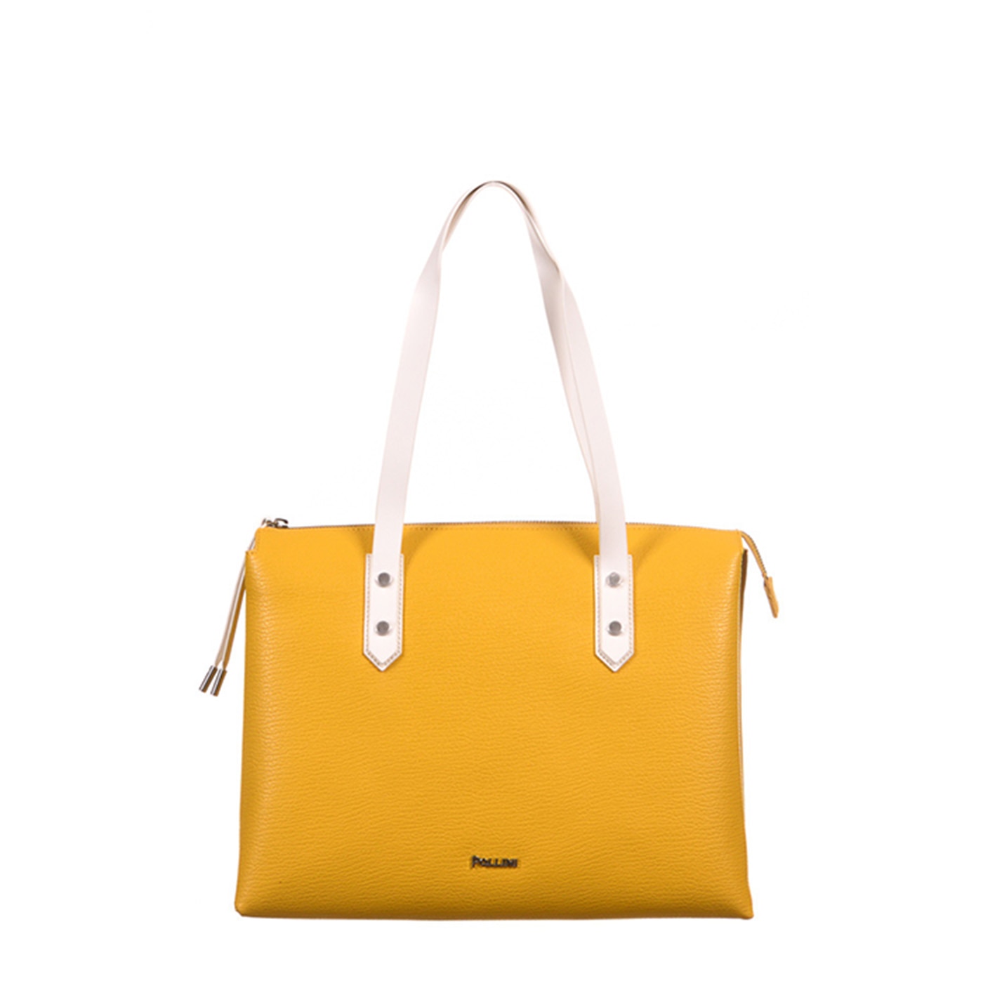 Geanta de umar Pollini, Heritage, Galben, 35 x 26 x 16 cm