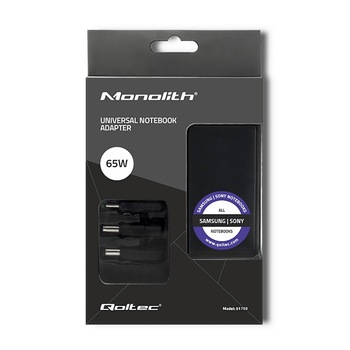 Incarcator pentru Samsung/Sony Qoltec, 65 W, 3 Conectori Incarcator pentru Samsung/Sony Qoltec, 65 W, 3 Conectori
