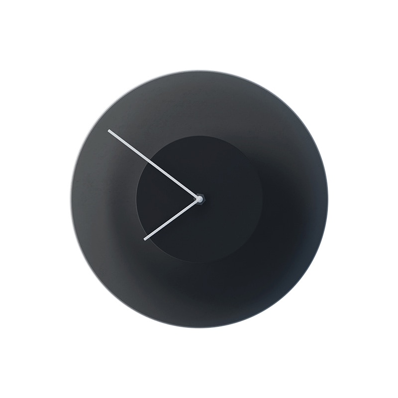 Ceas de perete cu transparenta variabila, Dusk, 26 cm