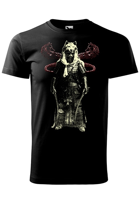 Tricou cu maneca scurta, K-off, negru ,Burebista