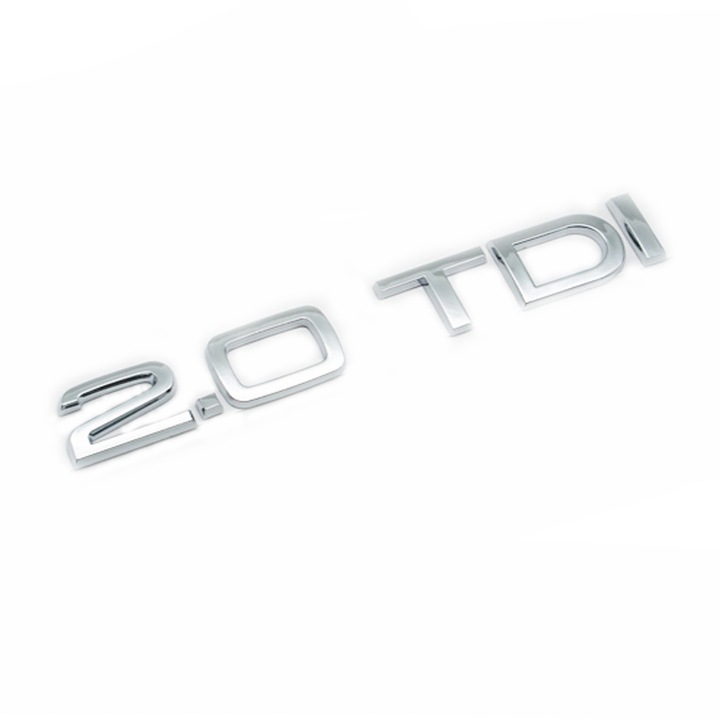 2.0 TDI embléma, hátsó Audi csomagtartó