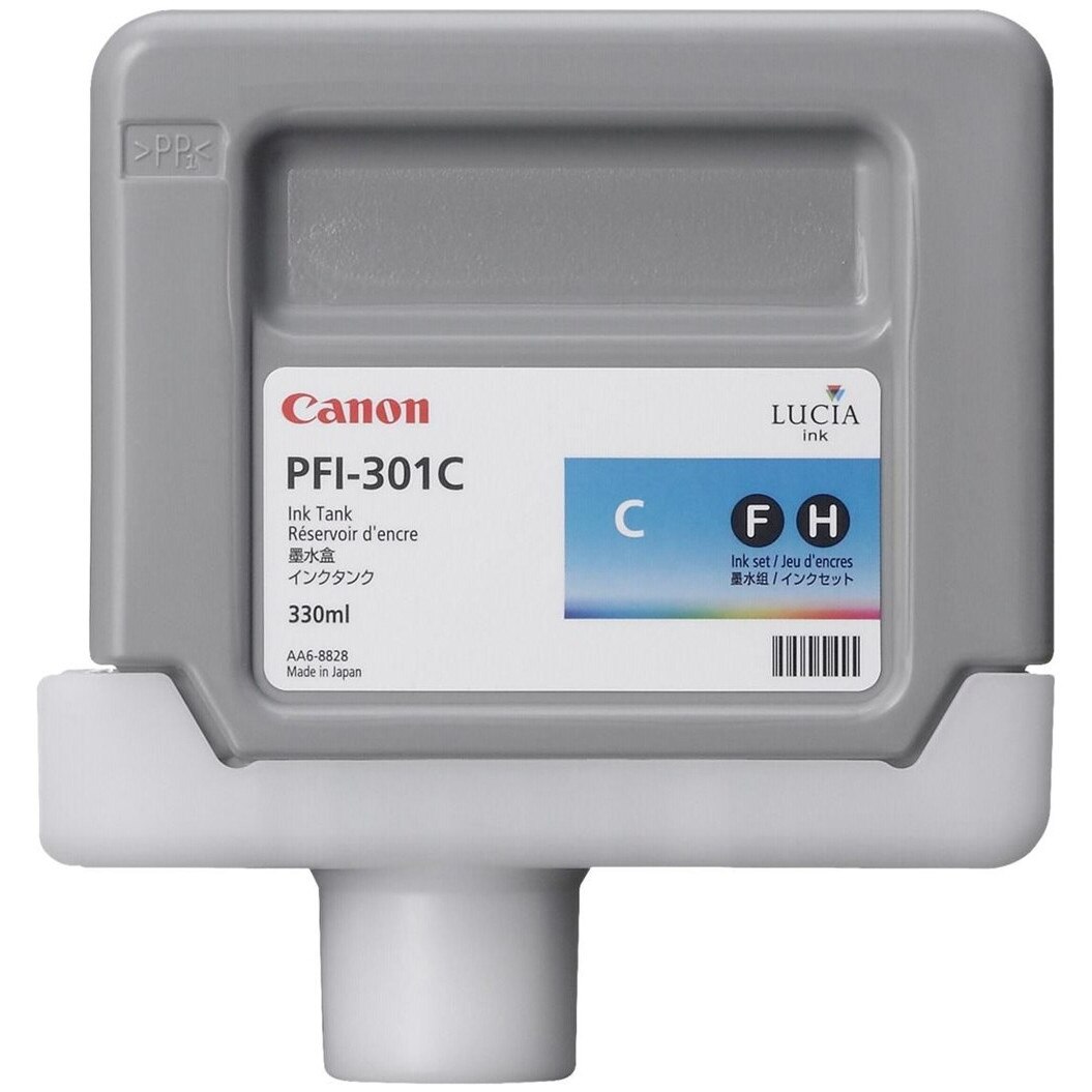 Cartus cerneala PFI-301C cyan Canon 330ml