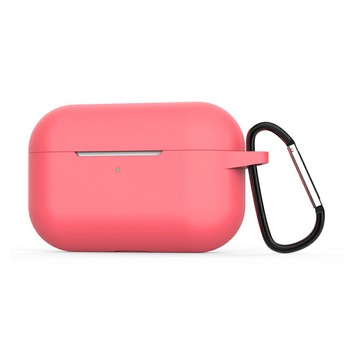 Husa suport casti pentru Apple AirPods Pro/AirPods 3, Roz, BBL1225 Husa suport casti pentru Apple AirPods Pro/AirPods 3, Roz, BBL1225