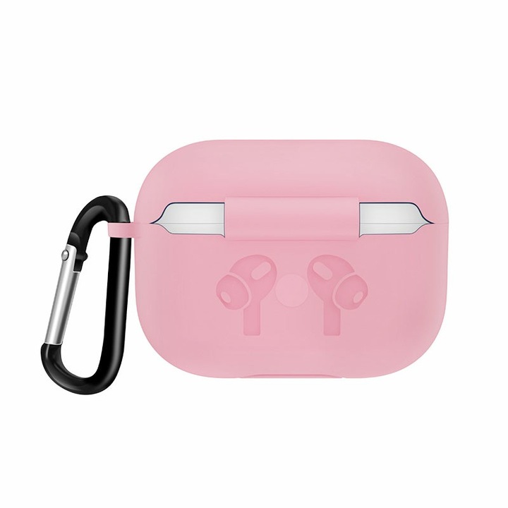 Husa suport casti pentru Apple AirPods Pro, Roz, BBL1228