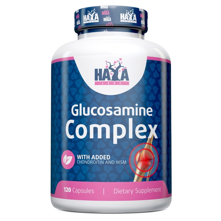 HAYA LABS - Glucosamine Chondroitin & MSM Complex / 120 kapszula - Ízületvédő