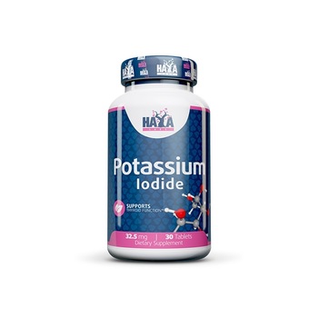 Iodura de potasiu, HAYA LABS, 30 capsule Iodura de potasiu, HAYA LABS, 30 capsule