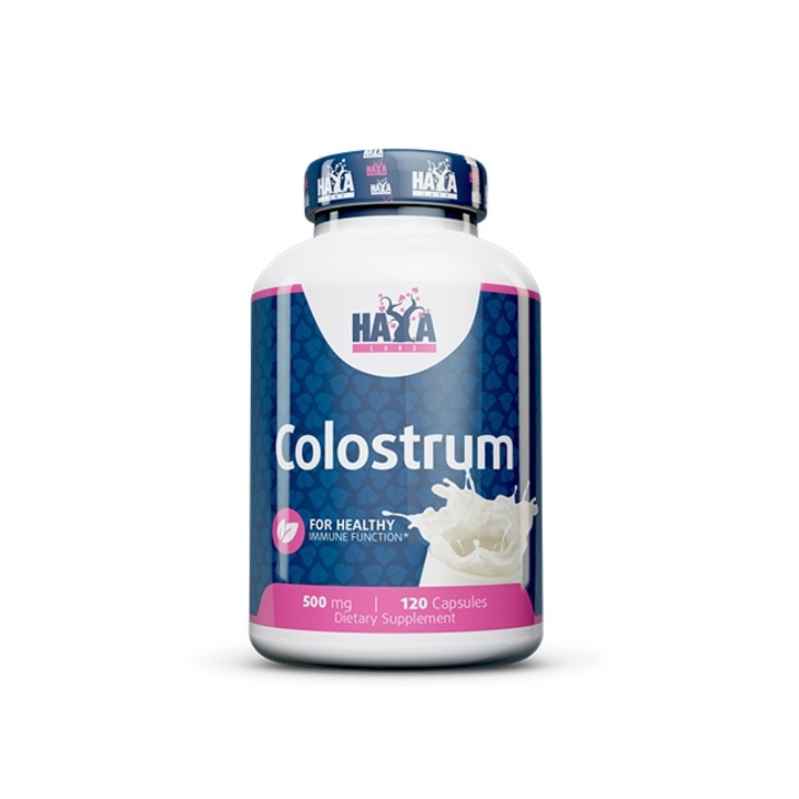 Supliment nutritiv Colostrum Haya Labs, 500 mg, 120 capsule,