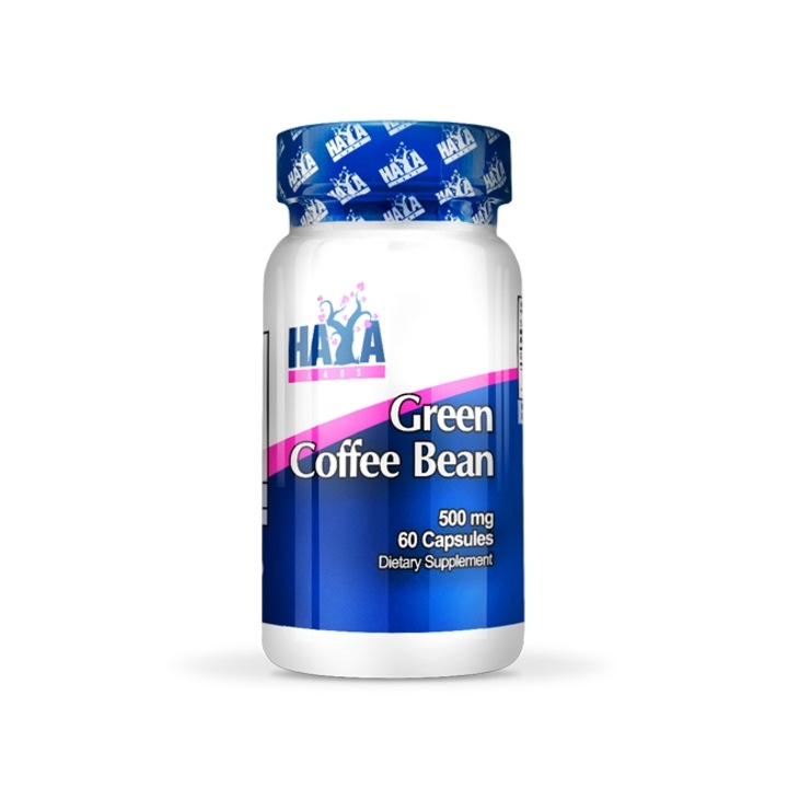 Supliment nutritiv Haya Labs, Green Coffe Beans, 500mg, 60 capsule