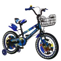 bicicleta go kart army pentru baieti culoare albastra 16 inch pentru copii cu varsta intre 4-7 aniroti ajutatoare din silicon cu luminiteaparatoare cosulet pentru jucarii suport si bidon apa imagen 50_0_
0