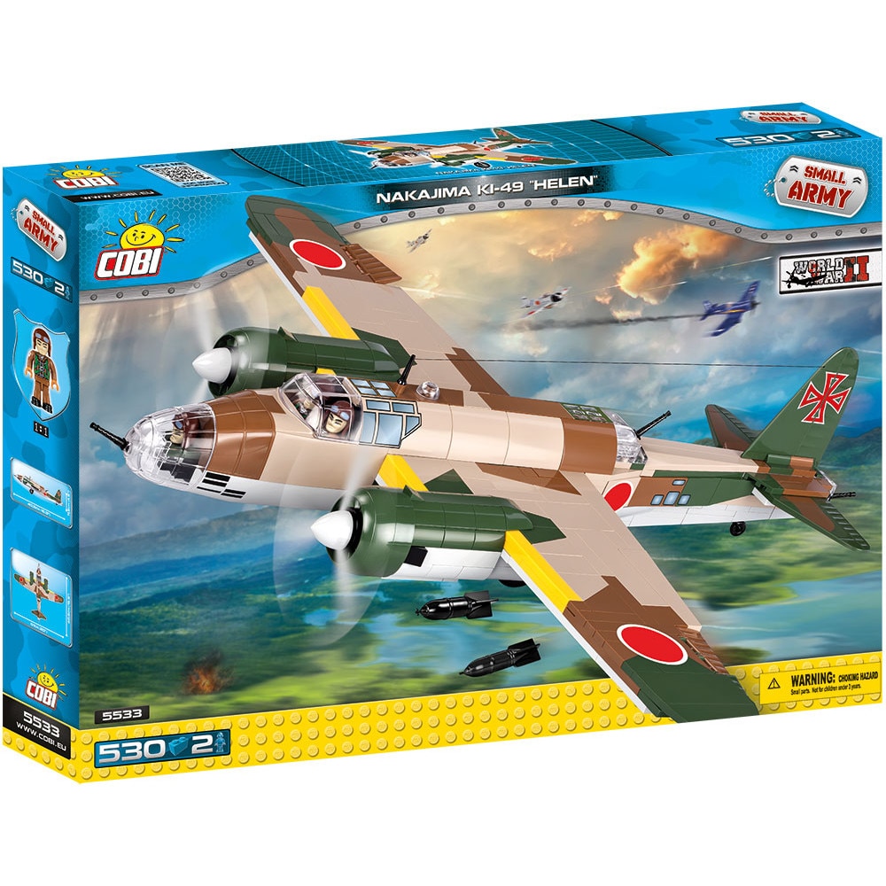 Set de constructie Cobi, WW PLANES, Nakajima KI-49 (530pcs)