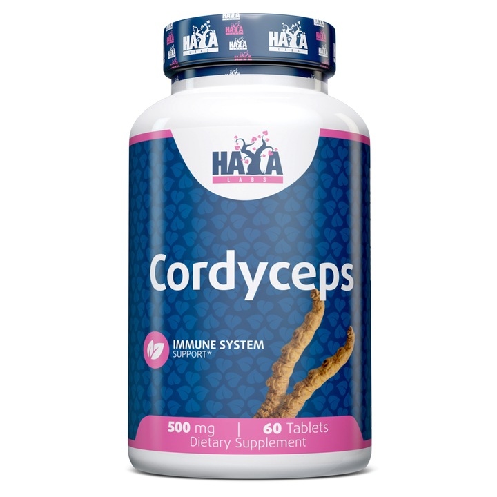 Supliment alimentar Haya labs Cordyceps 500 Mg 60 capsule