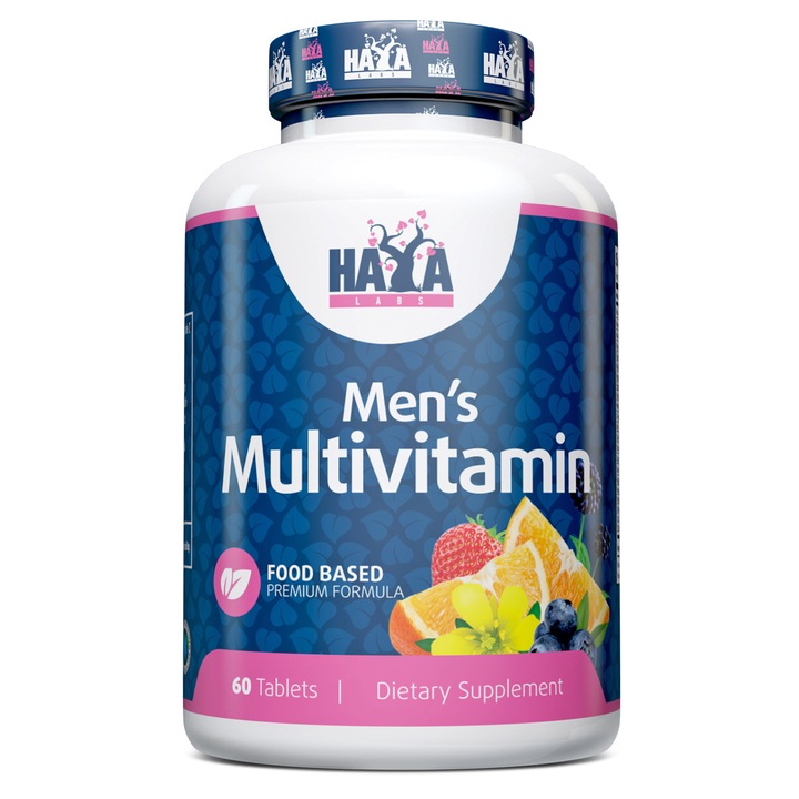 Food Based Men's Multi / 60tabs. HAYA LABS 60 Tabs