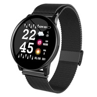 ceas smartwatch si bratara fitness 2 in 1 quotisp timefly 8quot ultra subtire notificari monitorizare ritm cardiac tensiune arteriala antisedentarism afisaj meteo metalic black imagen 31_0_
0