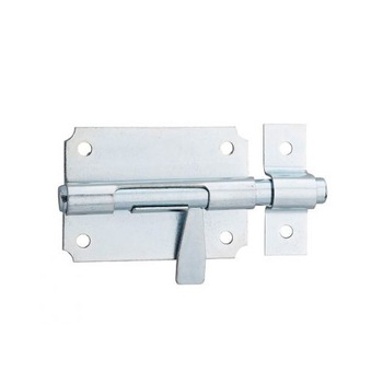 Zavor usa sau poarta, aplicat, bolt rotund Ø 10 mm, zincat Zavor usa sau poarta, aplicat, bolt rotund Ø 10 mm, zincat