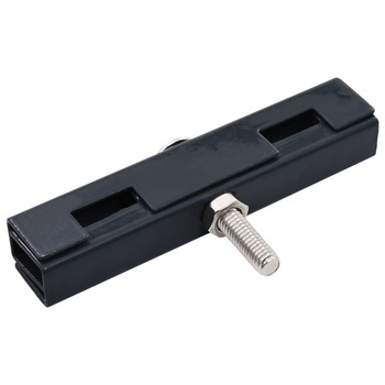 Set 20 conectori in forma de U grilaj gradina, vidaXL, Otel, 50 x 200 mm, Antracit Set 20 conectori in forma de U grilaj gradina, vidaXL, Otel, 50 x 200 mm, Antracit
