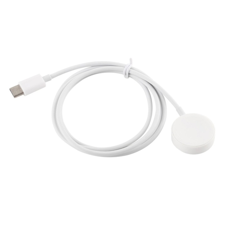 Coyoo USB Type-C Töltőkábel, Apple Watch 1/2/3/4 készülékhez, 1 m, Fehér