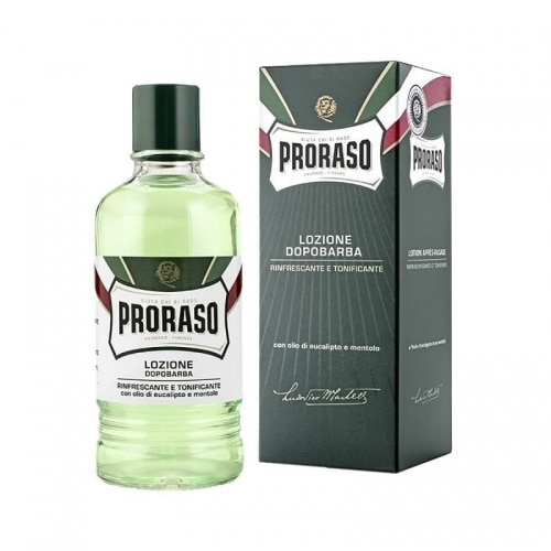 Aftershave Proraso Green Line, Recipient din sticla, 400 ml