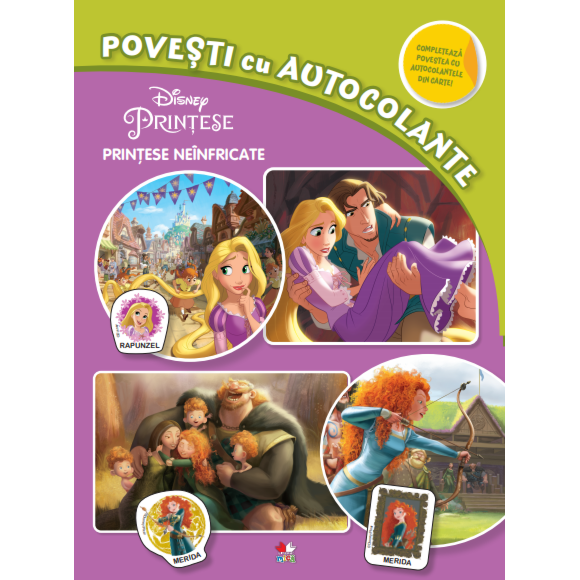 Disney. Printese. Printese Neinfricate. Povesti Cu Autocolante