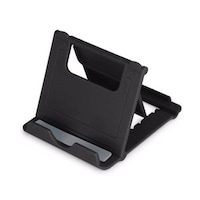 Suport portabil pliabil universal pentru Pat si Birou, Compatibil cu Smartphone 4 - 7.9 inch sau Tableta 6 - 11 inch, Culoare - NEGRU