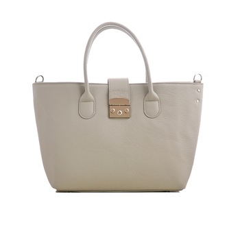 Poseta Diana, din piele textura elefant, bej Poseta Diana, din piele textura elefant, bej