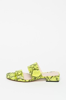 Kendall + Kylie, Papuci cu toc si aspect de piele de sarpe Kahlie Kendall + Kylie, Papuci cu toc si aspect de piele de sarpe Kahlie