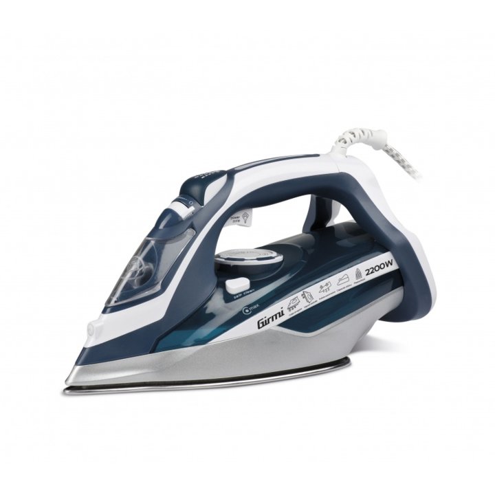 Fier de calcat cu abur, Girmi, 2200W, Alb/Negru