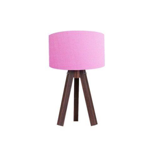 Lampater Roz Lampadar modern roz cu picioare scurte maro, 1 bec 40W,E27 - eMAG.ro