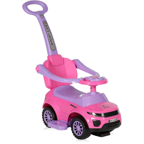 Masinuta Lorelli de Teren cu Maner Parental, Muzica, Sunete si Lumini, Pink