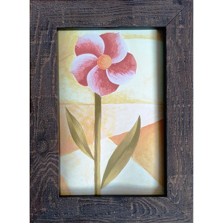 Rama De Tablou 50 Cm X 70 Cm Marou Din Lemn Profil 23 Mm X 23 Mm Cu Veralite Plastic In Fata Si Carton Spate Cu Agatator Emag Ro