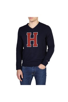 Pulover barbati Tommy Hilfiger model MW0MW03167, Albastru, Albastru Pulover barbati Tommy Hilfiger model MW0MW03167, Albastru, Albastru