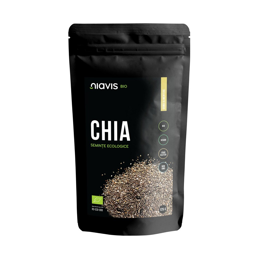 Seminte de Chia Ecologice BIO 125g, Niavis